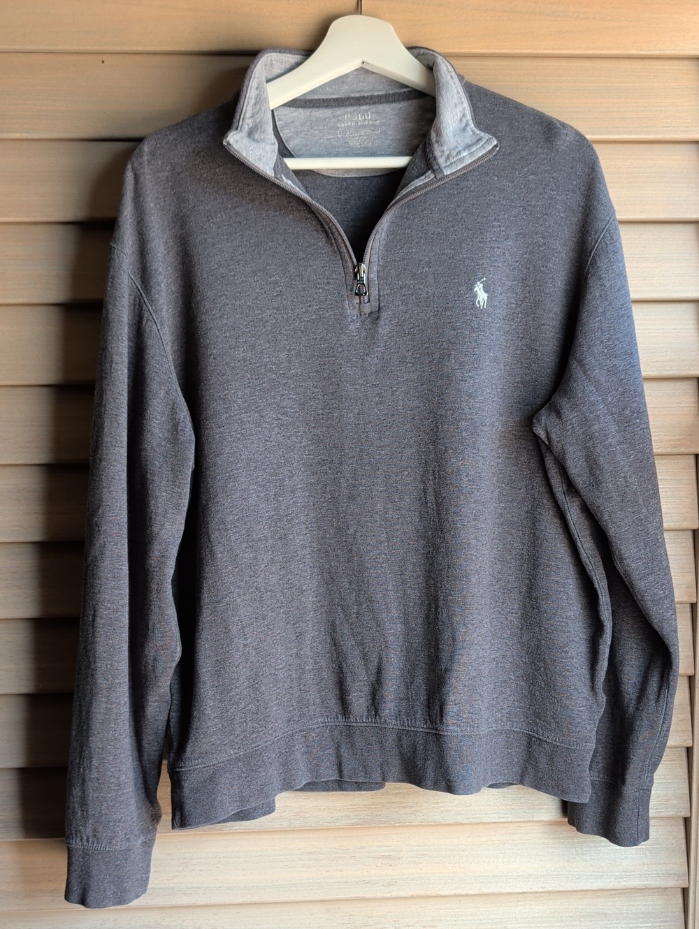 Polo by Ralph Lauren Charcoal Quarter Zip Pullover